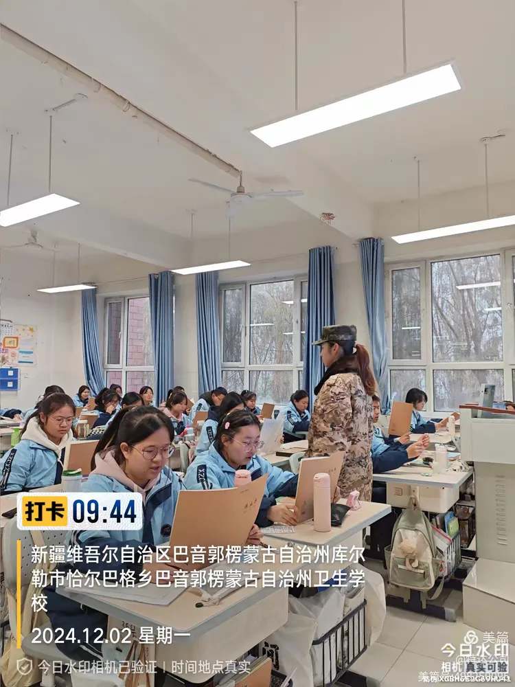 拼搏奋进,共赴成功之路!特达公司巴州卫生学校一日工作流程